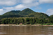 Laos. Along the stretch of the Mekong that leads north from Luang Prabang to the PakOu caves.